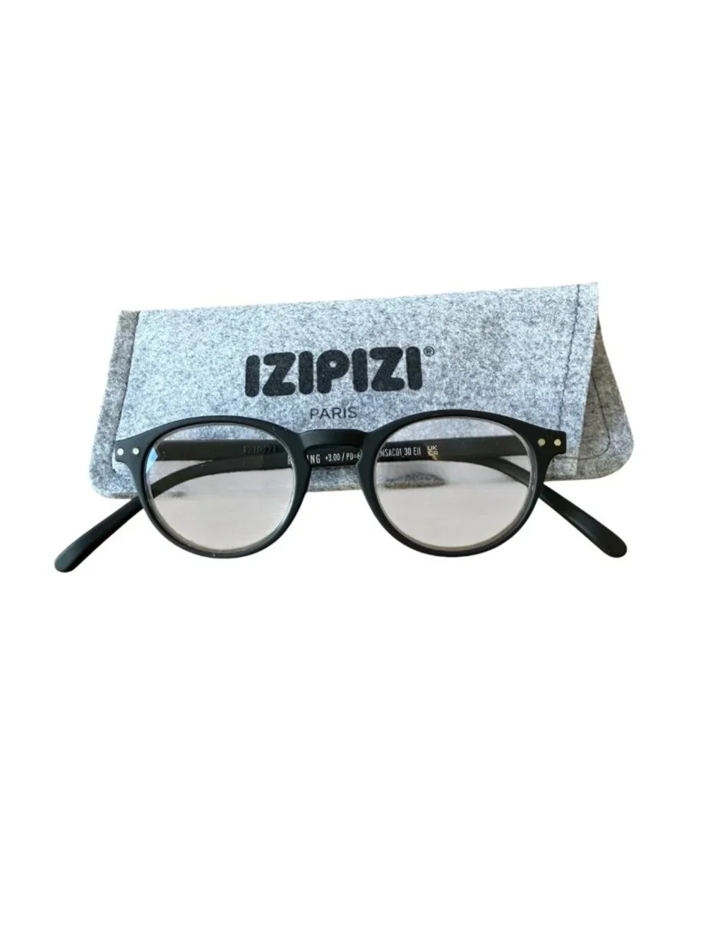 Izipizi Paris #A Black Reading Glasses +3.0